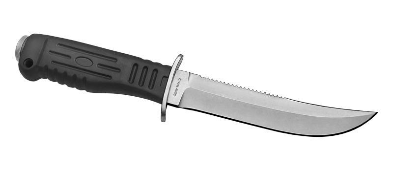 Универсальный нож Спецназ-4 с кожаным чехлом, сталь AUS8, рукоять эластрон в интернет-магазине art-steel.ru Универсальный нож Спецназ-4 с кожаным чехлом, сталь AUS8, рукоять эластрон в интернет-магазине art-steel.ru, фото