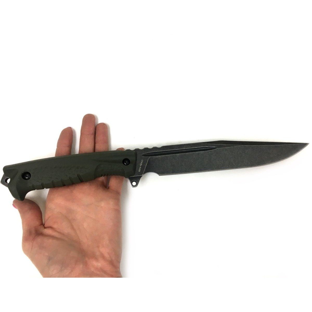 Охотничий нож Атлант-3, сталь AUS8, рукоять резина в интернет-магазине art-steel.ru, фото