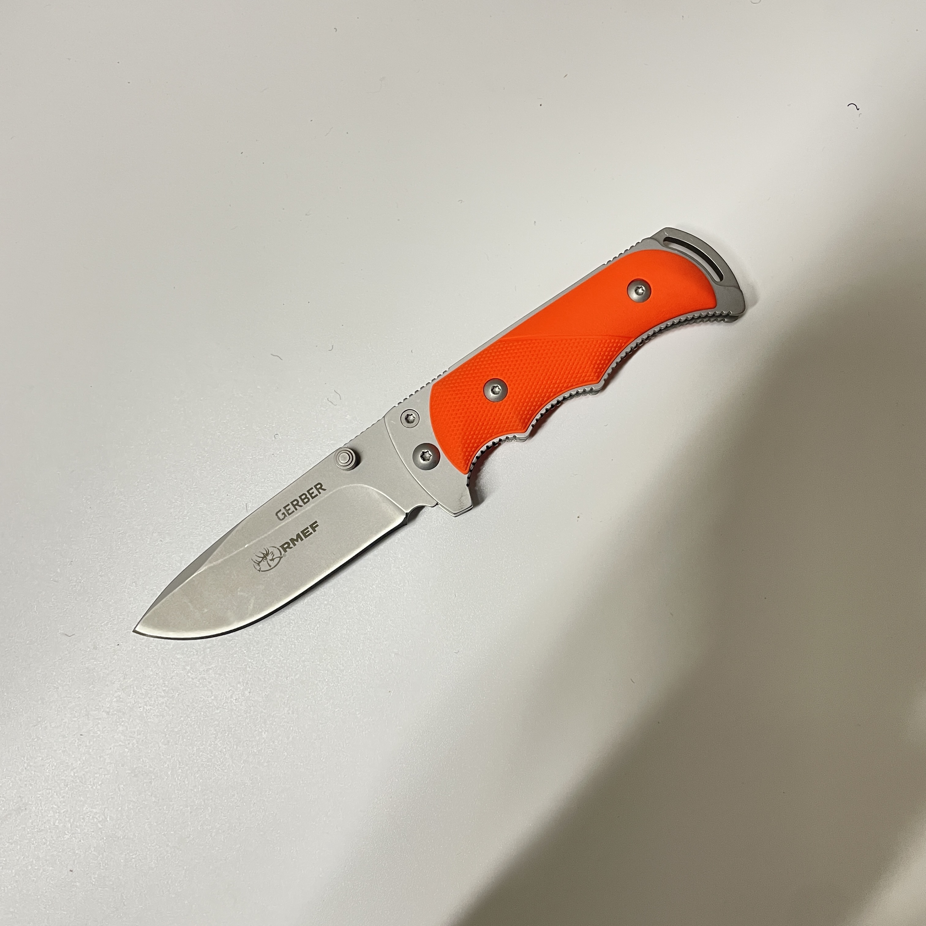 Автоматический складной нож GERBER, оранжевый в интернет-магазине art-steel.ru, фото