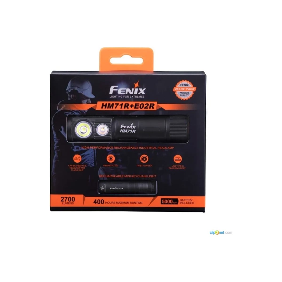 Набор фонарей налобный и карманный Fenix, HM71RE02R в интернет-магазине art-steel.ru, фото