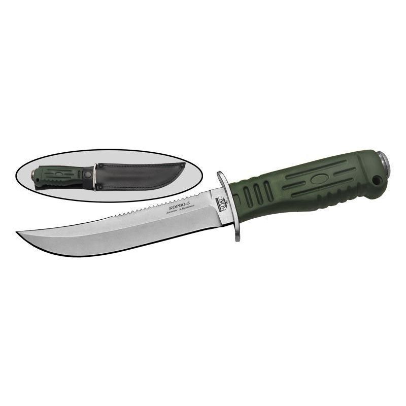 Охотничий нож Корво-5, сталь 9Cr14MoV, рукоять эластрон в интернет-магазине art-steel.ru, фото