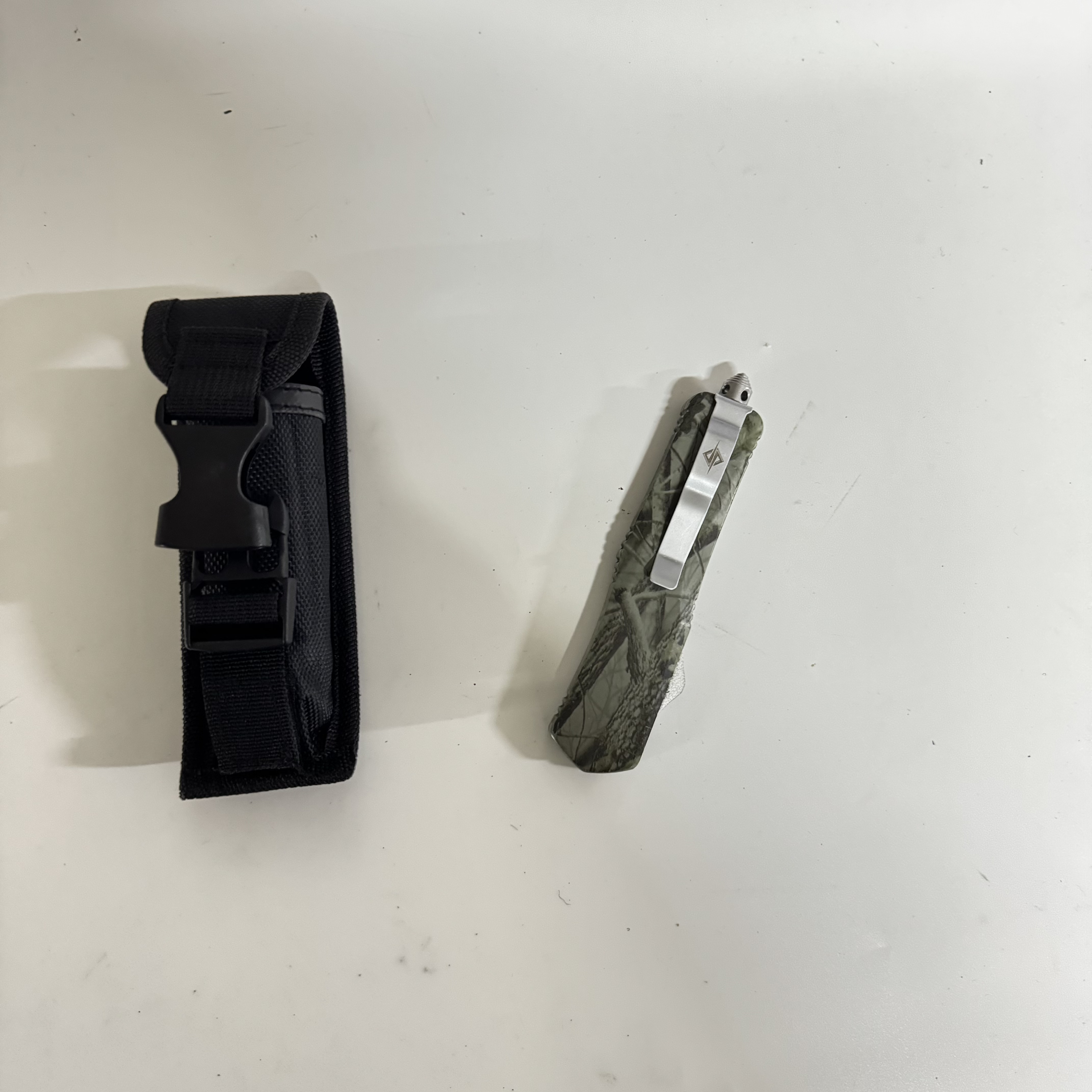 Автоматический складной нож Тирекс (фронтальный), сталь 40х13, рукоять алюминий (уценка) в интернет-магазине art-steel.ru, фото