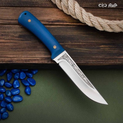 Универсальный нож Лиса ЦМ, сталь 95х18, рукоять микарта в интернет-магазине art-steel.ru Универсальный нож Лиса ЦМ, сталь 95х18, рукоять микарта в интернет-магазине art-steel.ru, фото