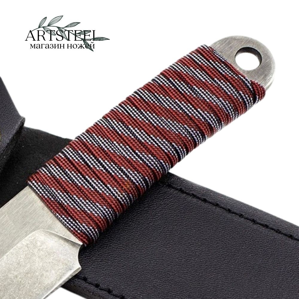 Метательный нож Копье, сталь 40Х13, рукоять паракорд в интернет-магазине art-steel.ru, фото