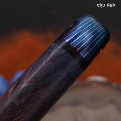 Универсальный нож Лиса, сталь Elmax, ZlaTi, рукоять стабилизированная карельская береза в интернет-магазине art-steel.ru Универсальный нож Лиса, сталь Elmax, ZlaTi, рукоять стабилизированная карельская береза в интернет-магазине art-steel.ru, фото