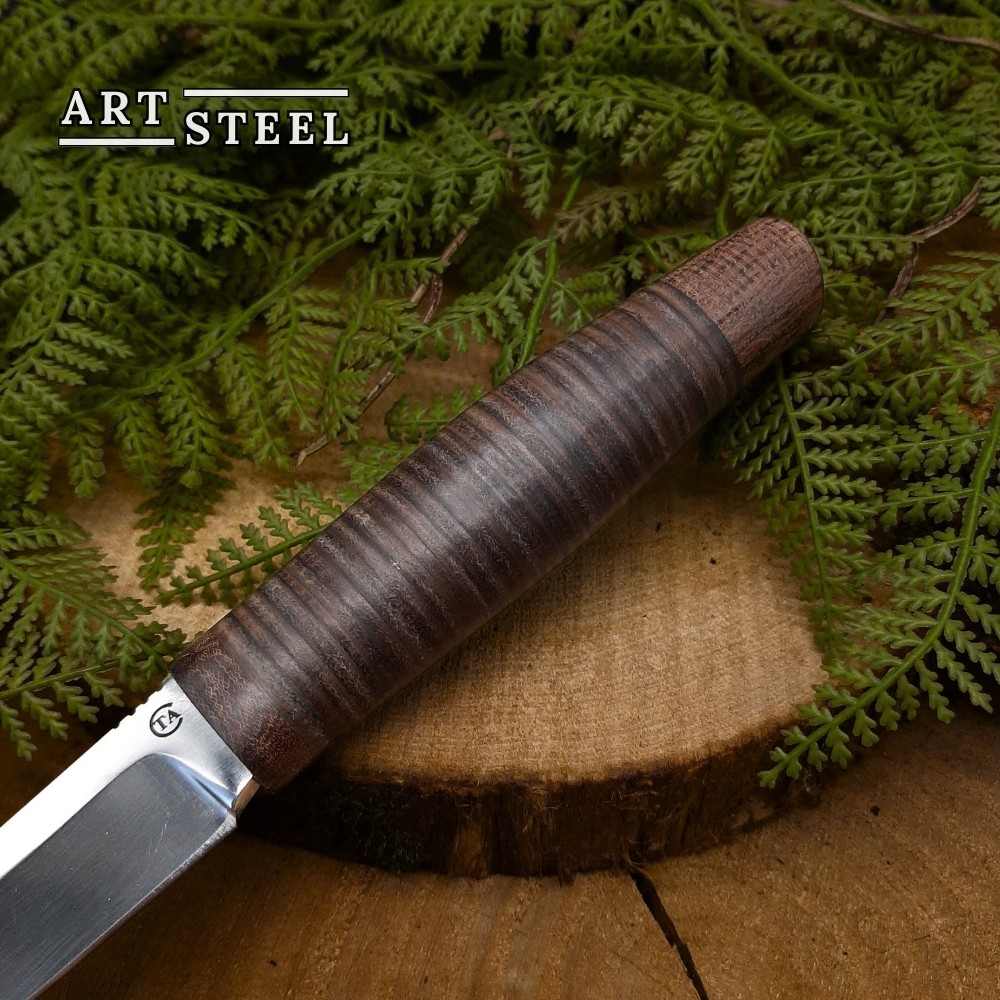 Нож Гюрза-3 из стали 95Х18, рукоять кожа в интернет-магазине art-steel.ru, фото