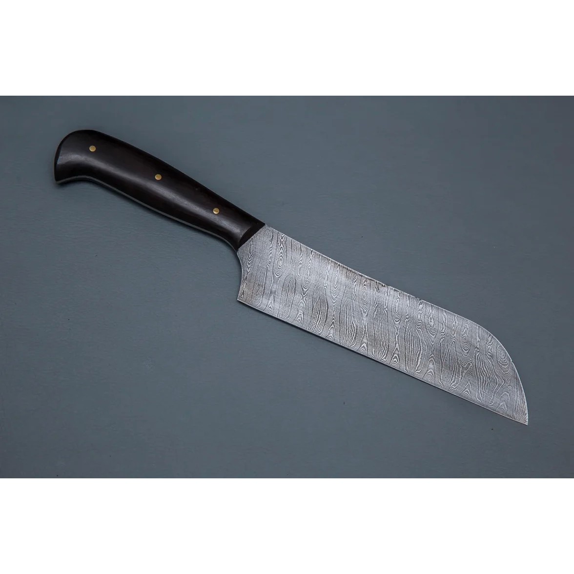 Нож Повар №3 из дамасской стали, рукоять черный граб в интернет-магазине art-steel.ru, фото
