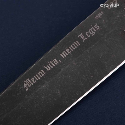 Универсальный нож Лиса, сталь Elmax, ZlaTi, рукоять стабилизированная карельская береза в интернет-магазине art-steel.ru Универсальный нож Лиса, сталь Elmax, ZlaTi, рукоять стабилизированная карельская береза в интернет-магазине art-steel.ru, фото