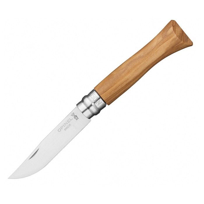 Нож Opinel №6, нержавеющая сталь, рукоять из оливкового дерева в картонной коробке в интернет-магазине art-steel.ru, фото