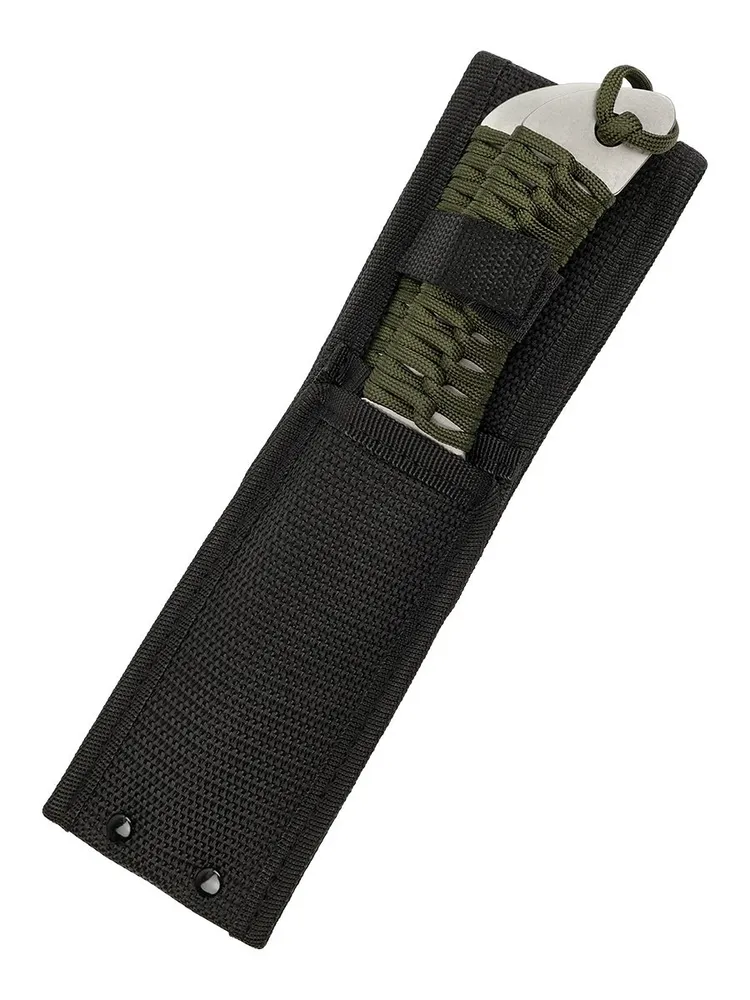 Набор 2 универсальных ножей Дартс с нейлоновым чехлом, сталь 420, рукоять паракорд в интернет-магазине art-steel.ru, фото