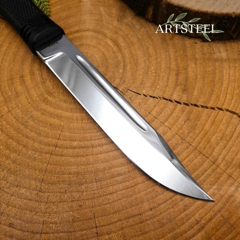 Нож Комбат-2 из стали 95Х18, рукоять резина в интернет-магазине art-steel.ru, фото