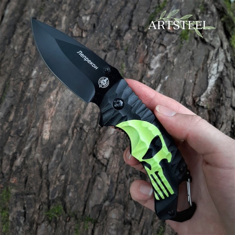 Складной нож Лепрекон, сталь 420, рукоять пластик в интернет-магазине art-steel.ru, фото