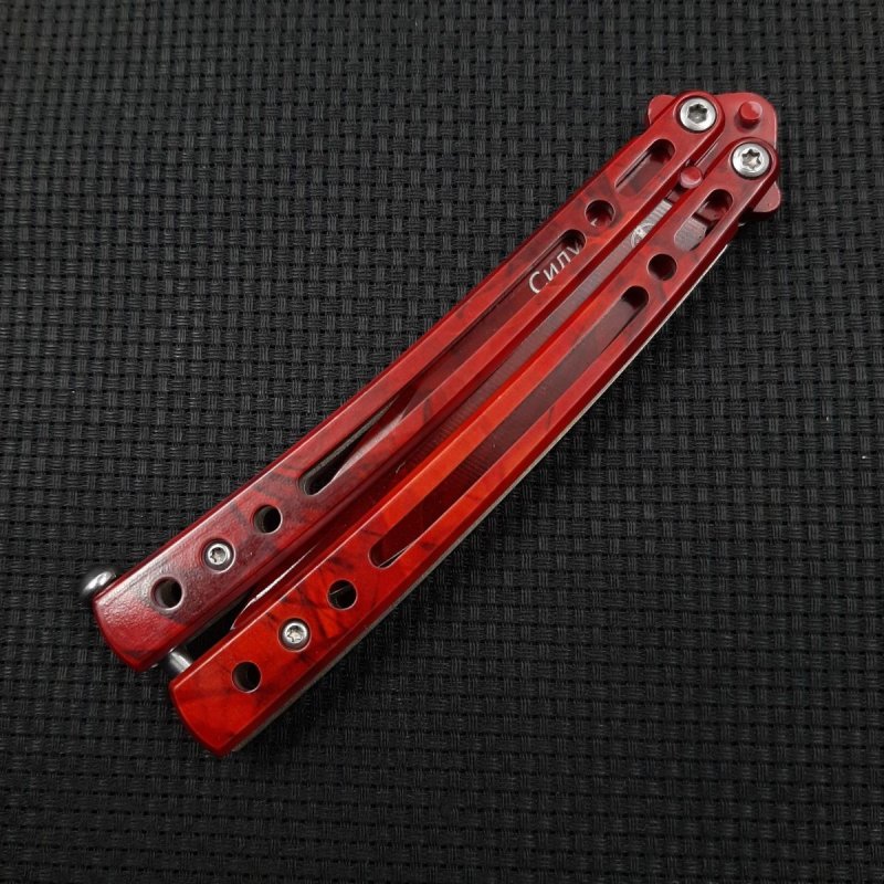 Нож бабочка Силуэт, сталь 420, рукоять 420 в интернет-магазине art-steel.ru, фото