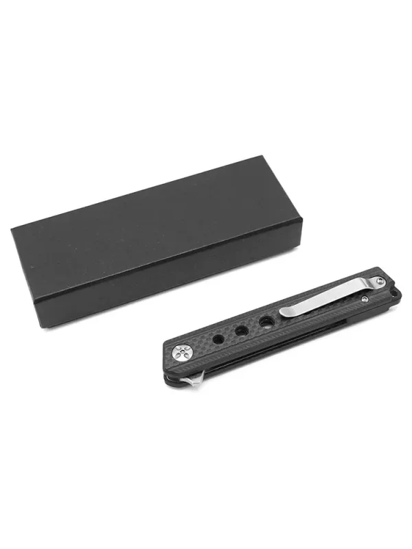 Универсальный складной нож VN Pro, сталь D2, рукоять G10, карбон в интернет-магазине art-steel.ru, фото