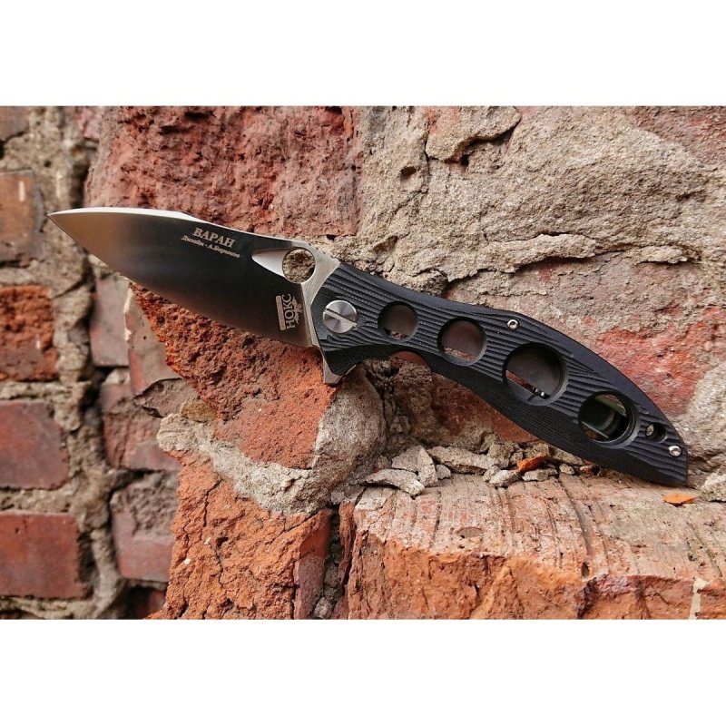 Складной нож Варан, сталь D2, рукоять G10 в интернет-магазине art-steel.ru, фото