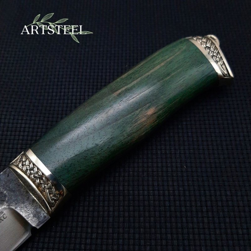 Нож Тигр из стали 9ХС, рукоять дерево в интернет-магазине art-steel.ru, фото