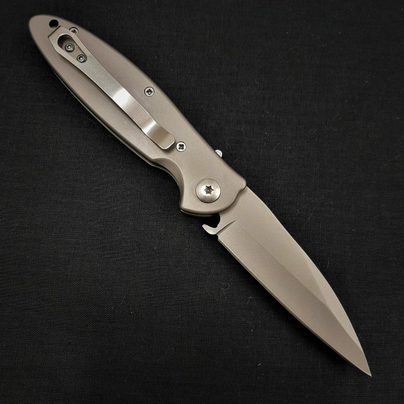 Автоматический складной нож Джекпот, сталь 420, рукоять металл в интернет-магазине art-steel.ru, фото