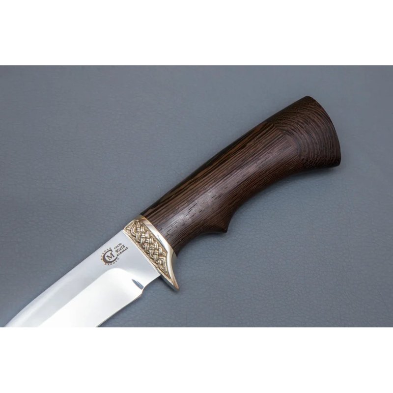 Нож Князь из стали 95х18, рукоять венге, литьё мельхиор в интернет-магазине art-steel.ru, фото