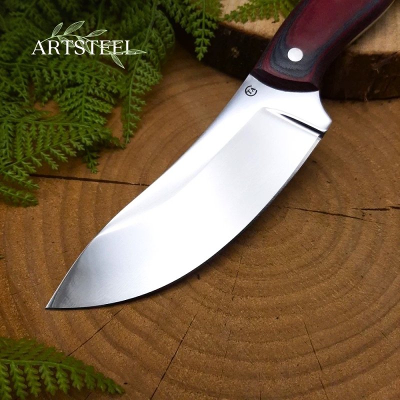 Нож Юг-1 из стали 95Х18, рукоять микарта в интернет-магазине art-steel.ru, фото