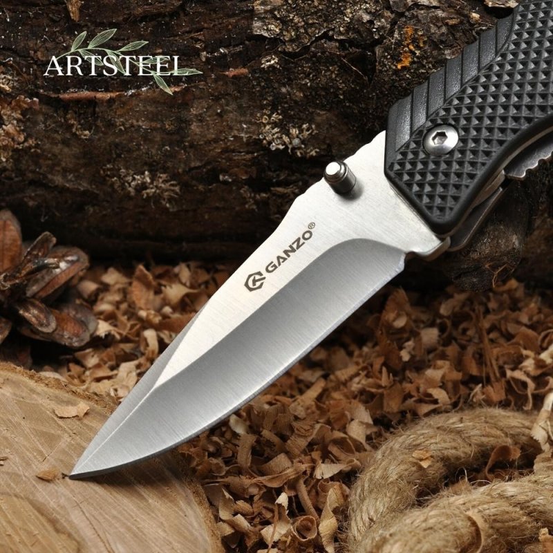 Складной нож Ganzo G618, сталь 440, рукоять ABS-пластик в интернет-магазине art-steel.ru, фото