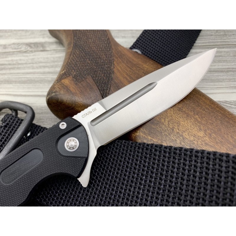 Складной нож Ягуар С, сталь D2, рукокять G10 в интернет-магазине art-steel.ru, фото