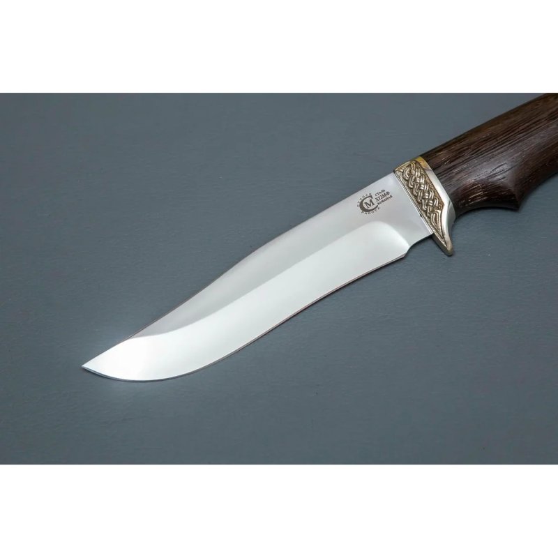 Нож Князь из стали Х12МФ, рукоять венге, литьё мельхиор в интернет-магазине art-steel.ru, фото
