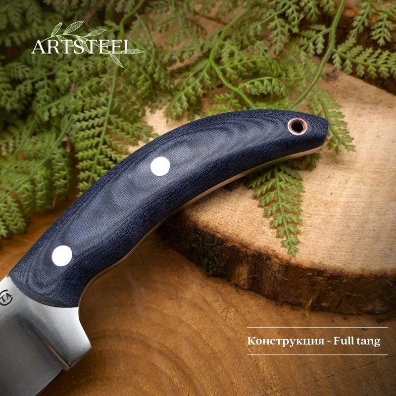 Нож Север-3 из стали 95Х18, рукоять микарта в интернет-магазине art-steel.ru, фото