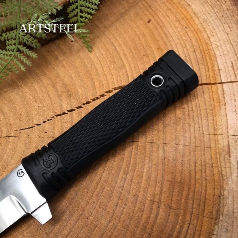 Нож Атаман1 из стали D2, рукоять резина в интернет-магазине art-steel.ru, фото