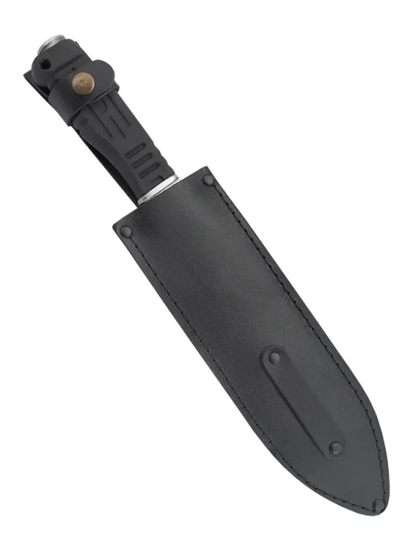 Универсальный мачете Боло с кожаным чехлом, сталь AUS8, рукоять эластрон в интернет-магазине art-steel.ru, фото