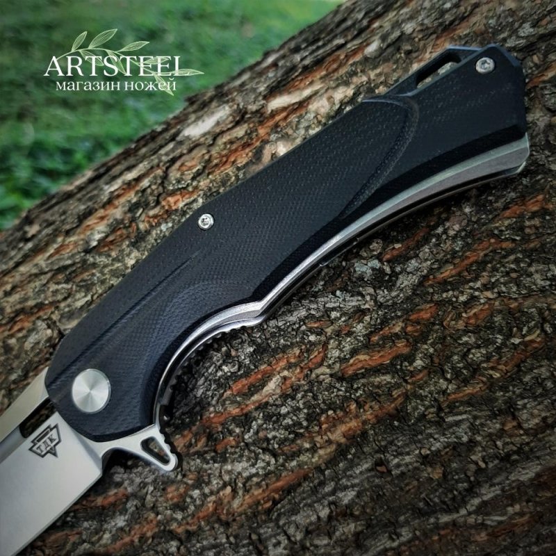 Складной нож LLKB336 Black (А-01), сталь D2, рукоять G10 в интернет-магазине art-steel.ru, фото