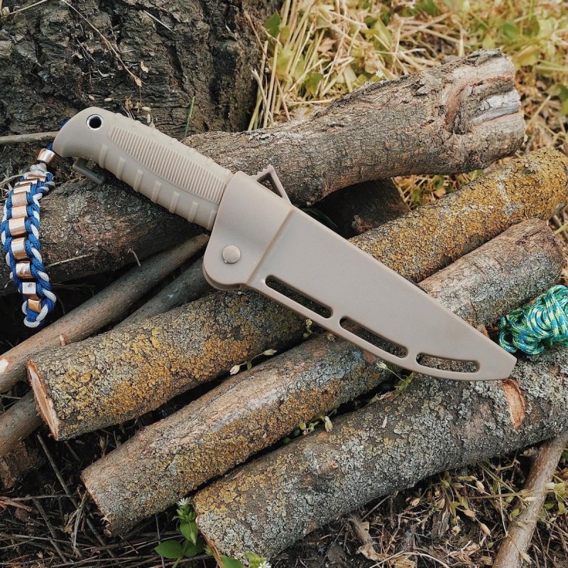 Туристический нож Финский, сталь AUS8, рукоять эластрон в интернет-магазине art-steel.ru, фото