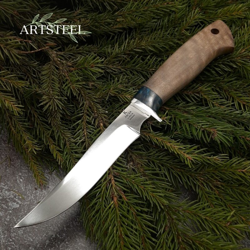 Нож Ласка из стали 95Х18, рукоять Орех в интернет-магазине art-steel.ru, фото