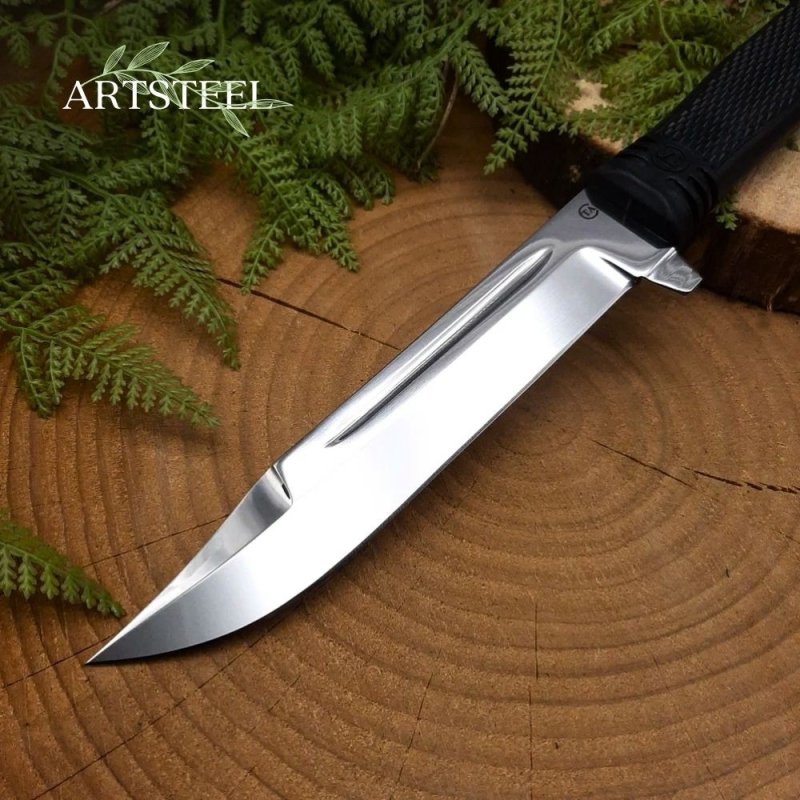 Нож Атаман1 из стали 95Х18, рукоять резина в интернет-магазине art-steel.ru, фото