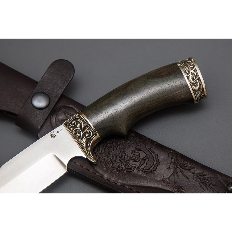 Нож Лорд из стали VG-10, рукоять ореховый кап в интернет-магазине art-steel.ru, фото