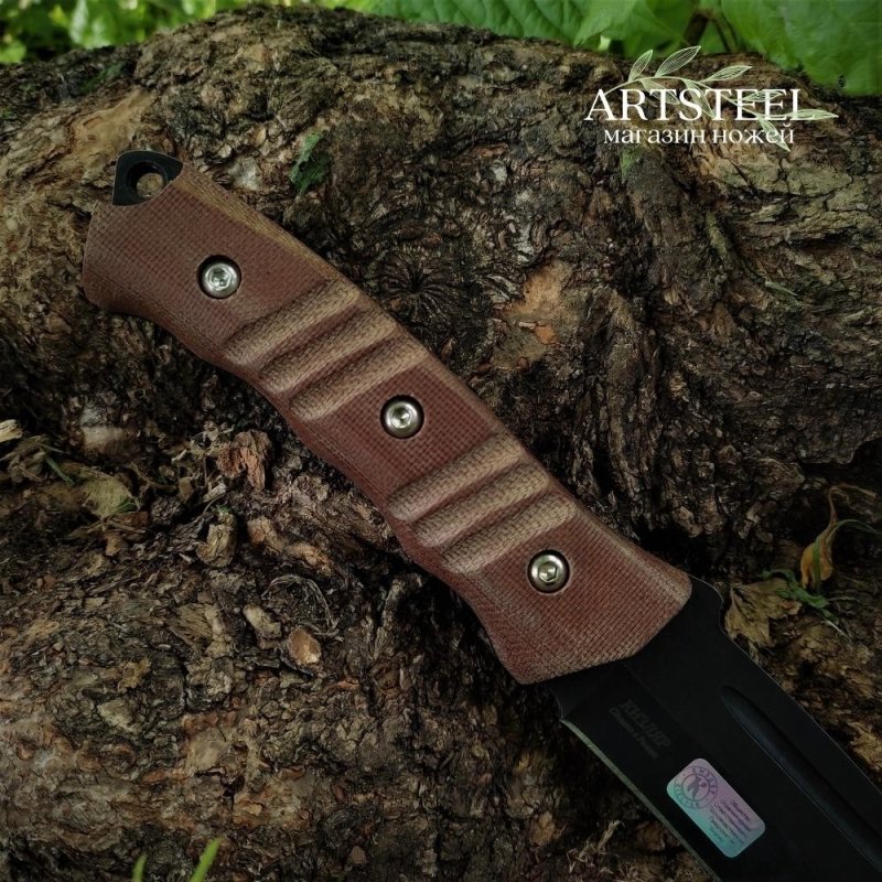 Туристический нож Катран, сталь AUS8, рукоять текстолит в интернет-магазине art-steel.ru, фото