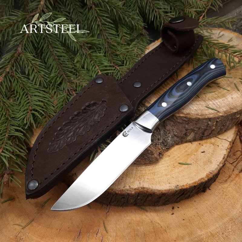 Нож Овощной-2 из стали AUS-8, рукоять G10 в интернет-магазине art-steel.ru, фото