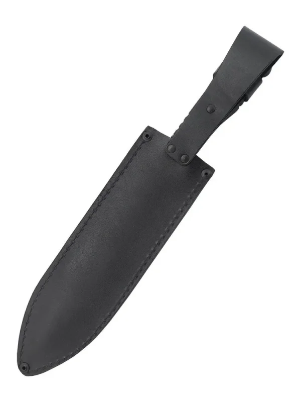 Универсальный мачете Боло с кожаным чехлом, сталь AUS8, рукоять эластрон в интернет-магазине art-steel.ru, фото