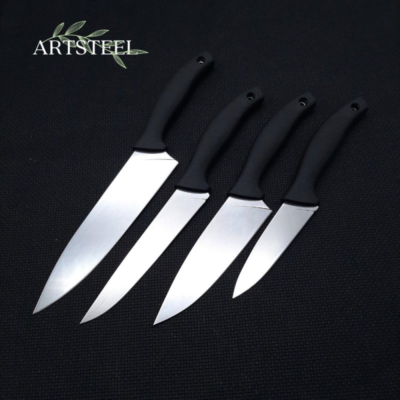 Набор кухонных ножей "Квартет" на подставке в интернет-магазине art-steel.ru, фото