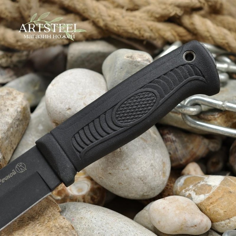 Охотничий нож Речной, сталь AUS8, рукоять эластрон в интернет-магазине art-steel.ru, фото