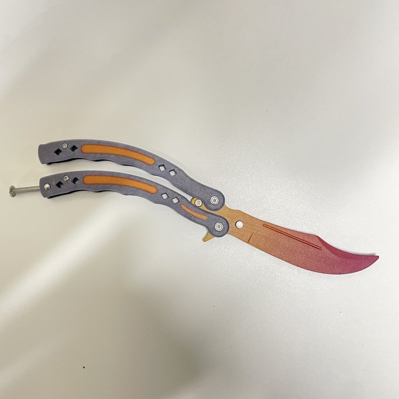 Нож бабочка тренировочный CS GO Balisong в интернет-магазине art-steel.ru, фото