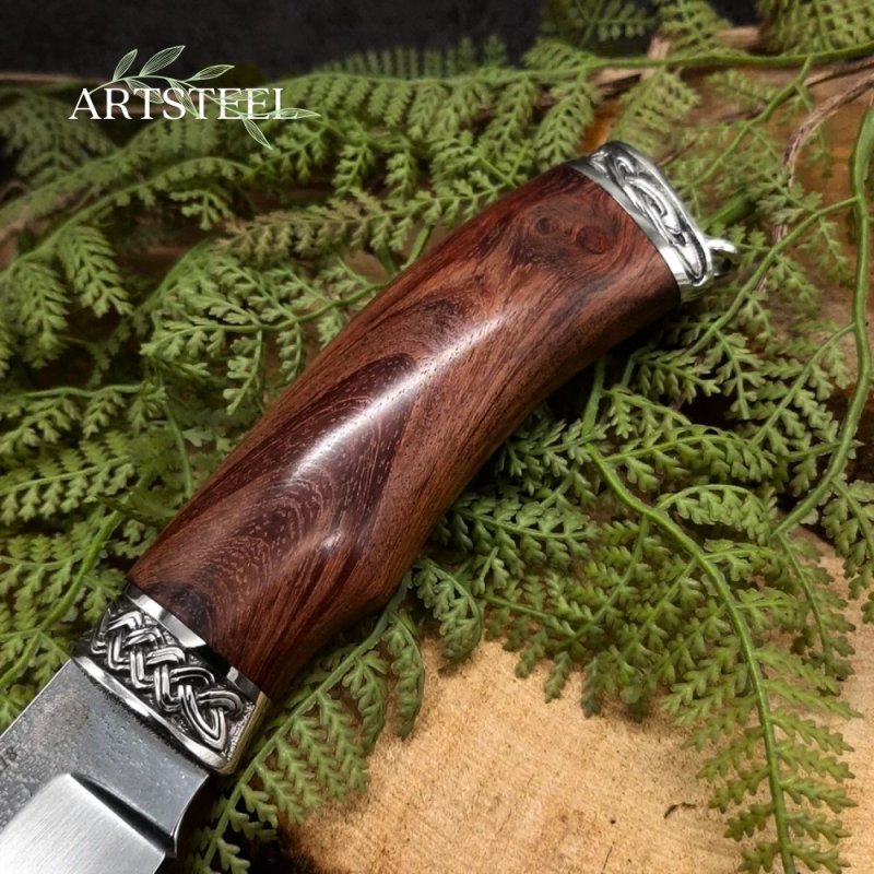 Нож Султан из стали 95х18, рукоять Бубинга в интернет-магазине art-steel.ru, фото