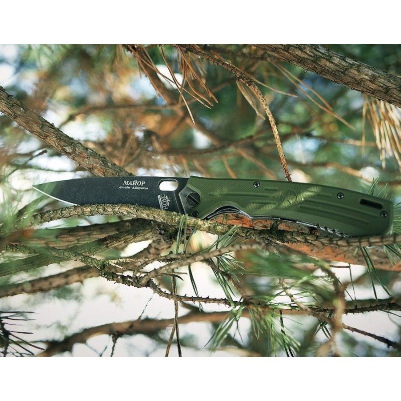 Складной нож Майор, сталь AUS8, рукоять G10 в интернет-магазине art-steel.ru, фото