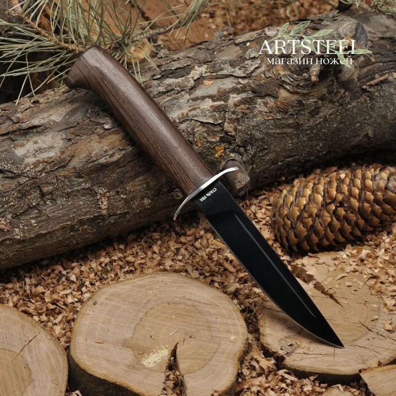 Нож Разведчик, сталь У8, рукоять венге в интернет-магазине art-steel.ru, фото