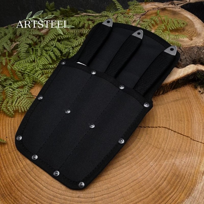 Нож Юст-1 из стали 65Х13, рукоять сталь, нейлон в интернет-магазине art-steel.ru, фото