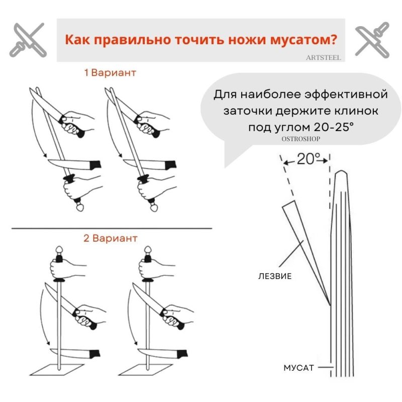 Мусат алмазный в интернет-магазине art-steel.ru, фото