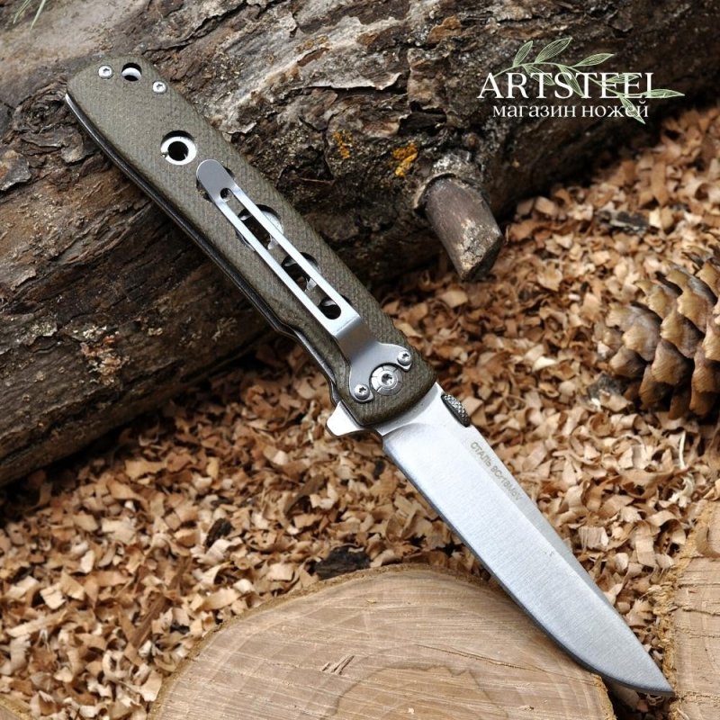Складной нож Сириус, сталь 9Cr18MoV, рукоять ламинат в интернет-магазине art-steel.ru, фото
