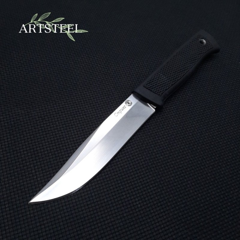 Туристический нож Стрикс, сталь AUS8, рукоять эластрон в интернет-магазине art-steel.ru, фото