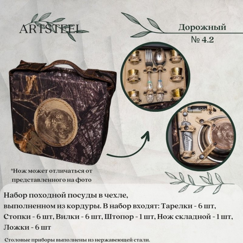 Набор Дорожный № 4.2 в интернет-магазине art-steel.ru, фото