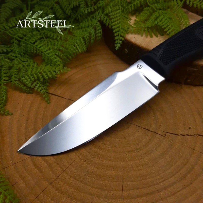Нож №10 из стали 95Х18, рукоять резина в интернет-магазине art-steel.ru, фото