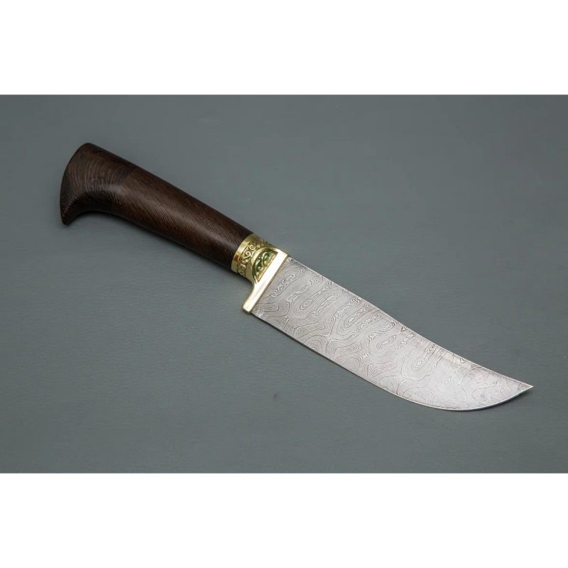 Нож Узбекский малый из стали дамасской стали, рукоять венге в интернет-магазине art-steel.ru, фото